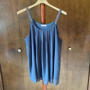 3 tank tops - gray, green and ivory - all size xxl